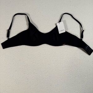 Le Mystere NWT Clean Line Unlined Bra 32DD/E Black Women's Bra Everyday Bra